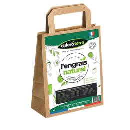 Engrais biologique jardin Chloroterre 1 kg - 30 m2