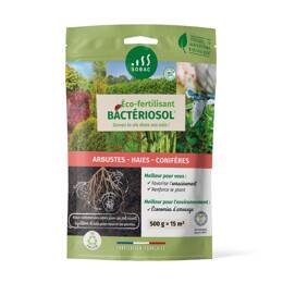 Eco-fertilisant Bactériosol Arbustes - Haies - Conifères