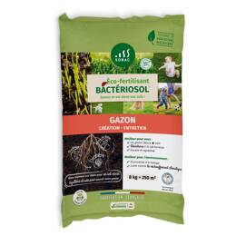 Eco-fertilisant Bactériosol semis - entretien Gazon 8 kg - 250 m2