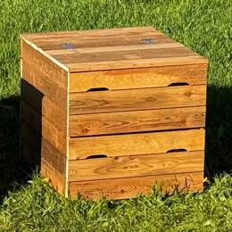 Composteur traditionnel en bois 570 L
