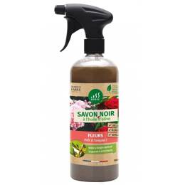 Savon noir prêt à l'emploi spécial fleurs - Spray 750 ml