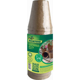 18 pots de semis - 100 % biodégradables - Diam. 8 cm