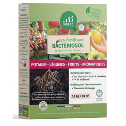 Eco-fertilisant Bactériosol Potager 1,5 kg - 50 m2