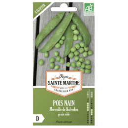 Pois Nain Merveille de Kelvedon Grain Ridé à Écosser bio