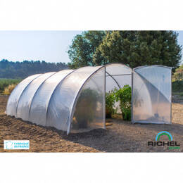 Serre tunnel de culture 27 m² 2 portes RICHEL