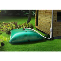 Kit eau de pluie citerne souple étroite 8m3 + collecteur