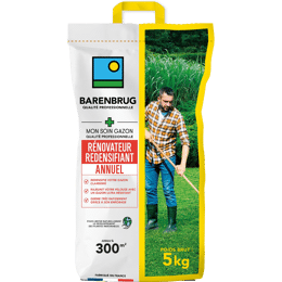 Gazon rénovateur redensifiant annuel Barenbrug 5 kg