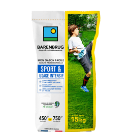 Gazon sport & usage intensif Barenbrug 15 kg