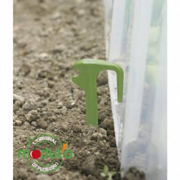 Lot de 10 piquets d'ancrage pour tunnel de forçage