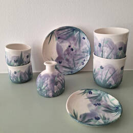 collection Pampa fleur bleue
