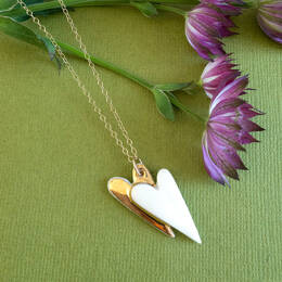 collier Double Coeur