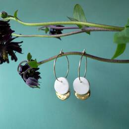 boucles d'oreilles créoles Eclipse