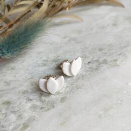 boucles d'oreilles puces Nénuphar