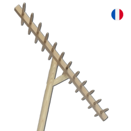 Râteau en bois