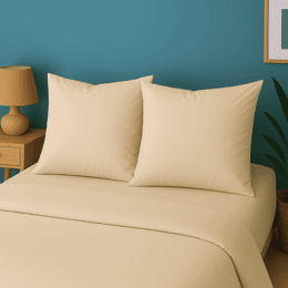 Taies d'oreiller en percale 80 unie houz'bed