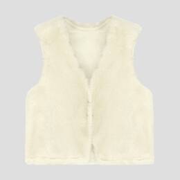Veste sans manches réversible drap de cachemire U35