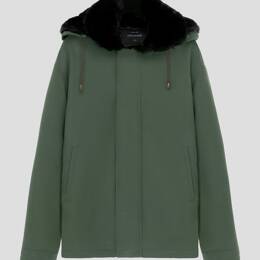 Parka Heritage verte kaki