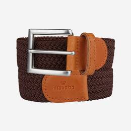 Ceinture Tressée Marron