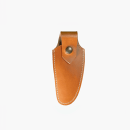 Étui à Couteaux Camel en Cuir