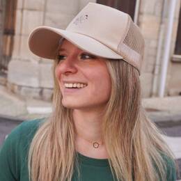 La Casquette Filet Française Femme - Beige
