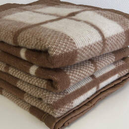 Couverture en laine - BEIGE CHAMOIS