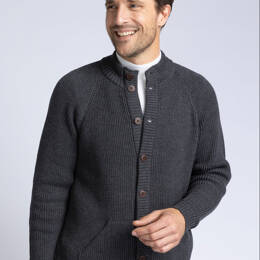 Gilet laine homme gris anthracite
