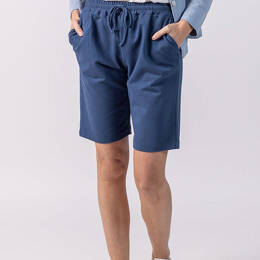 Bermuda femme coton bleu jean