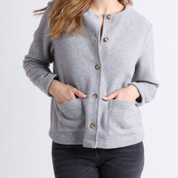 Veste polaire femme gris