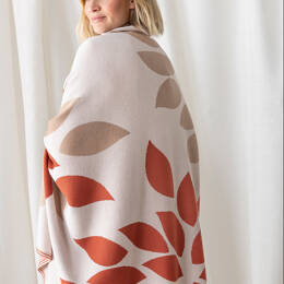 Plaid adulte en laine mérinos beige