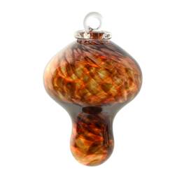 BOULE DE NOEL LAMPION Lampion de Noël rouge pailleté