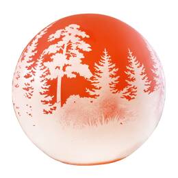 Lampe à poser GLOBE Paysage orange