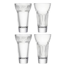 Coffret de 4 verres à pastis CALANQUES 2 x Fanny et 2 x Marius