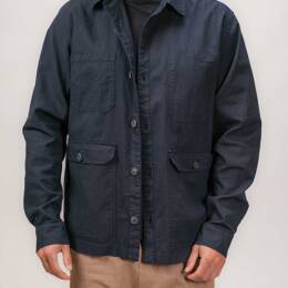 Surchemise lin navy