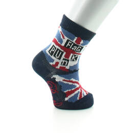Chaussettes bébé fil d'Ecosse flag punk