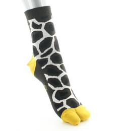 Chaussettes Tabi en coton girafe
