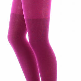 Collants en soie rose