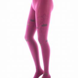 Collants femme 40D - Albizia - Fuchsia/Kaki/Gris