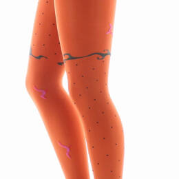 Collants femme 40D orange mouette rose