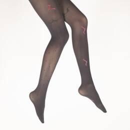 Collants femme 40D raisin mouette rose