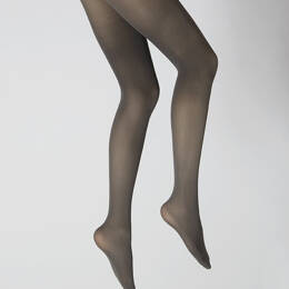 Collants semi-opaque gris foncé