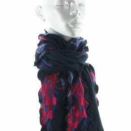 Écharpe pour femme en coton Le Paon