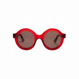 Lunettes de soleil Inès Rouge fabriquées en France