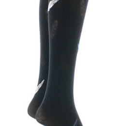 Mi-bas femme 40D plume noir et beige