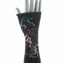 Mitaines coton femme poissons