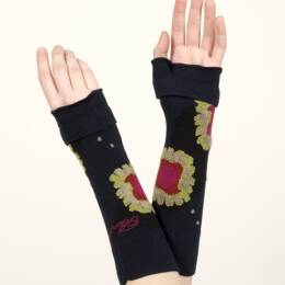 Mitaines femme coton nénuphar