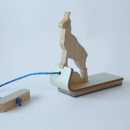 Jouet à tirer, "Compagnons pyrénéens"