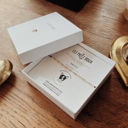 Les Mots Doux x Les Mots à l'affiche : Bracelet code morse - Amour