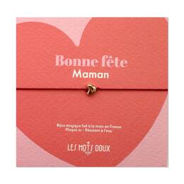 Bracelet Cœur -  Bonne fête maman !