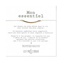 Bracelet - Mon essentiel - cordon argent