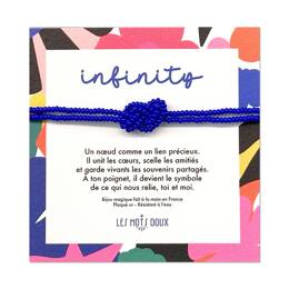 Bracelet - Infinity - Cobalt